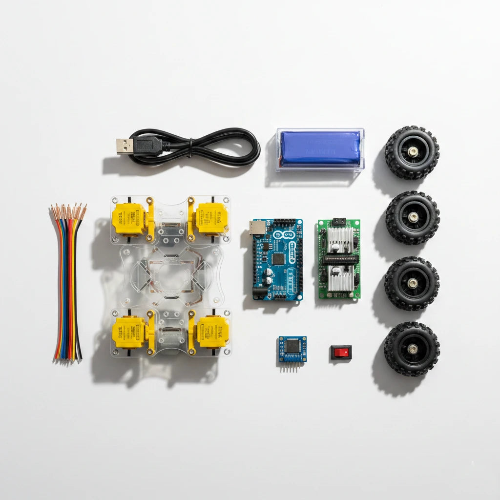 Bluetooth Controlled Car Kit using Arduino Uno