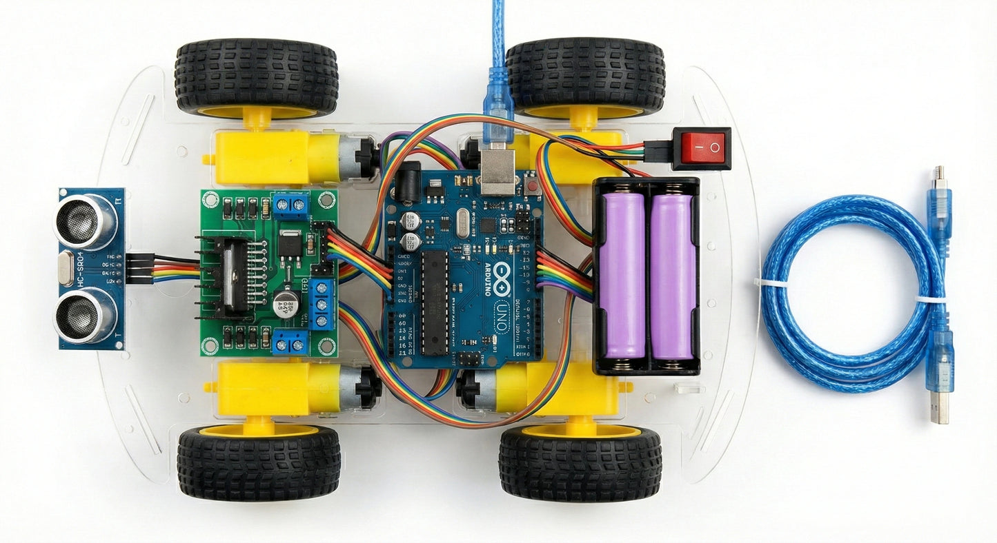 Maze Solver Robot Kit using Arduino Uno