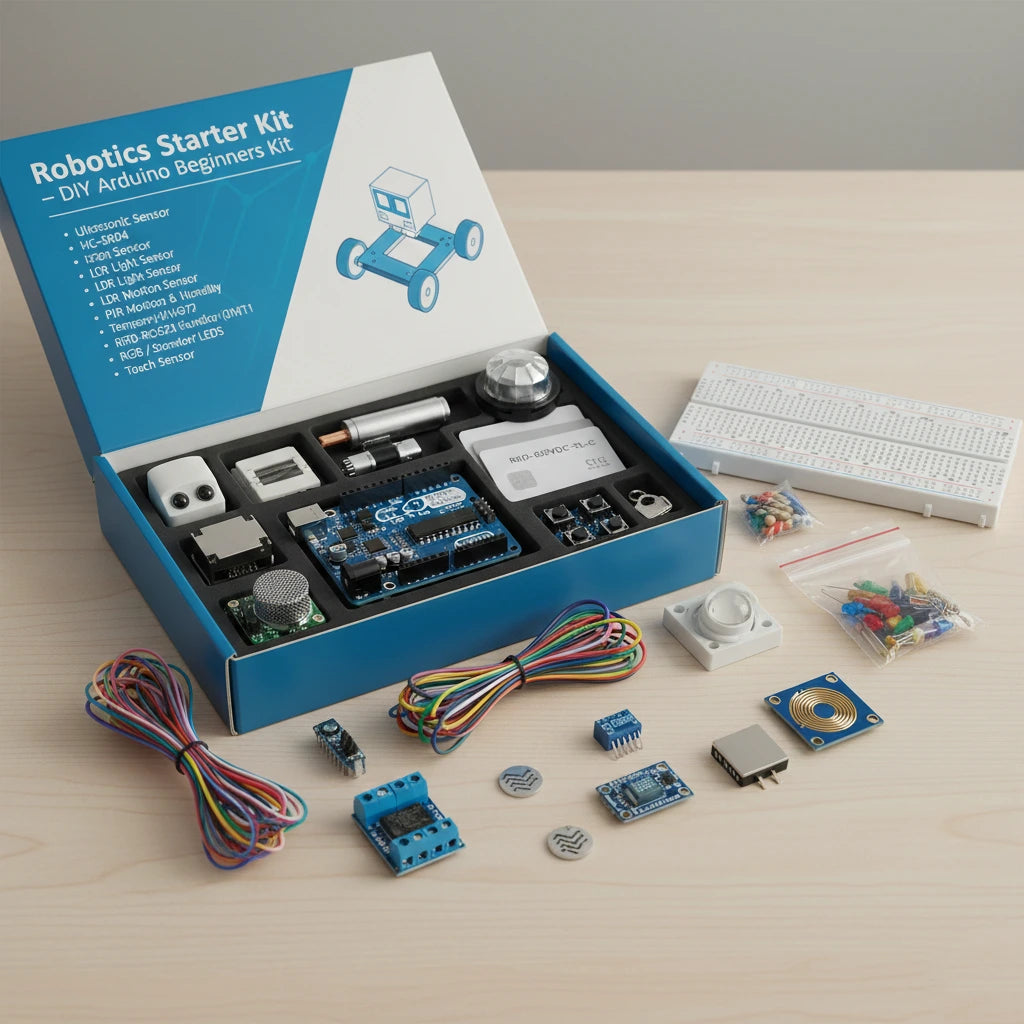 Robotics Starter Kit – DIY Arduino Beginners Kit | STEM Learning Robot Kit for Kids & Students