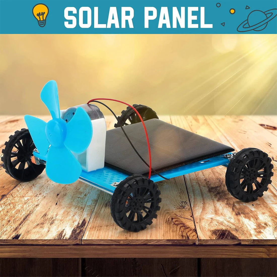DIY Solar Car STEM Kit Electric Circuit