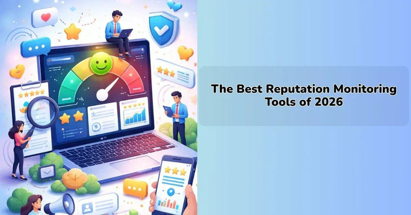 Best reputation monitoring tools of 2026 dashboard showing AI-powered brand tracking and review analytics || IEM Robotics ||
