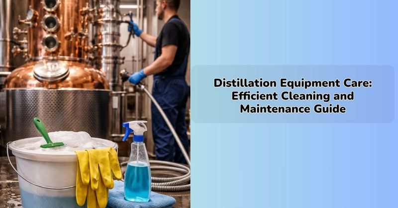 Distillation equipment cleaning and maintenance process showing lab apparatus, condenser tubes, and proper care techniques for efficient operation || IEM Robotics ||