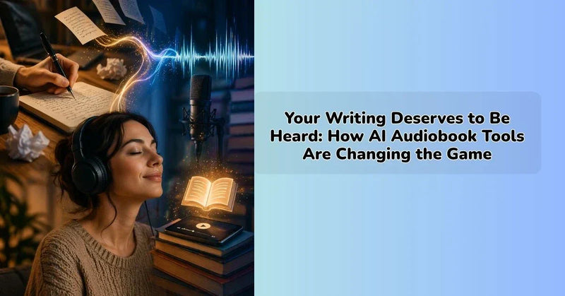ai audiobook generator converting written content into natural voice narration