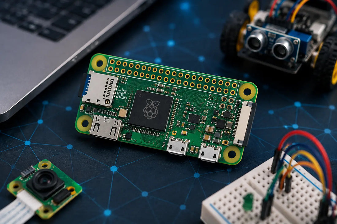 Raspberry Pi Zero 2 W single-board computer for IoT, electronics, robotics, and DIY projects