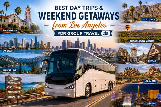 Best day trips and weekend getaways from Los Angeles for group travel and California adventures