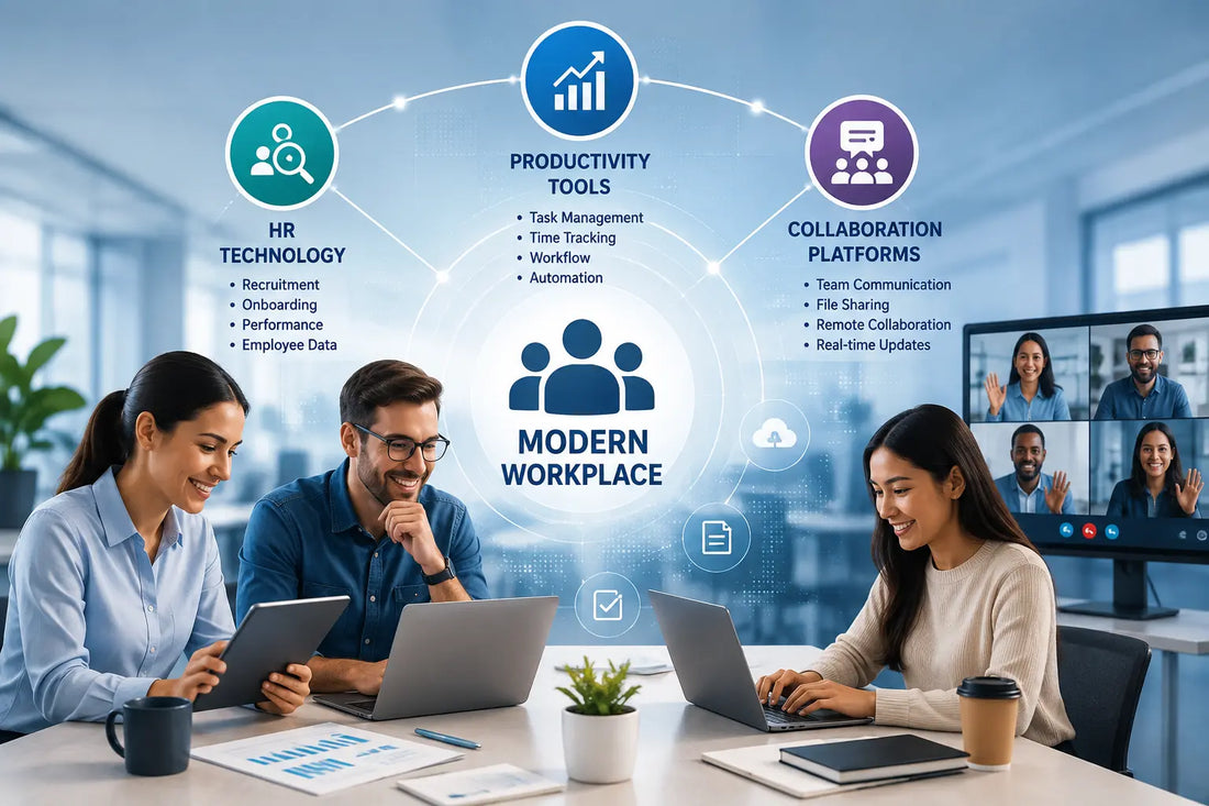 HR, productivity, and collaboration technologies transforming communication and employee experience in the modern workplace
