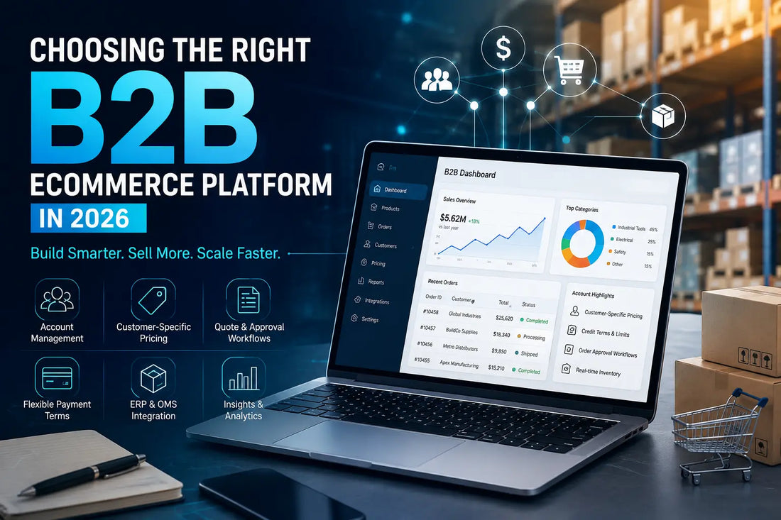 Right B2B eCommerce platform helping businesses streamline wholesale sales and digital commerce