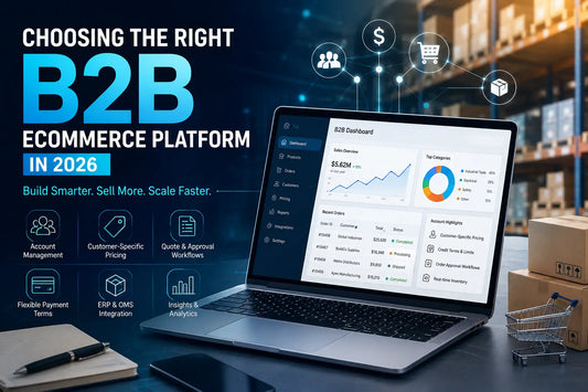 Right B2B eCommerce platform helping businesses streamline wholesale sales and digital commerce