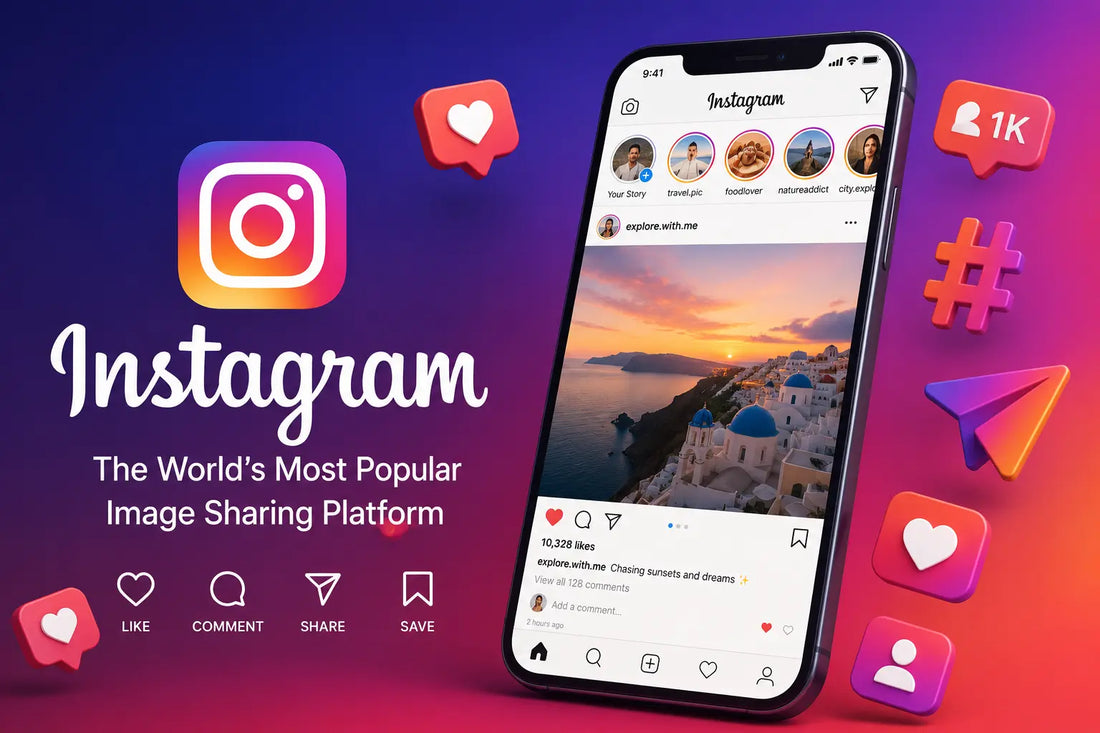 www Instagram homepage showcasing the world's leading image and video sharing platform