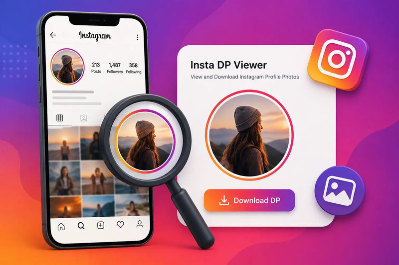 Insta DP Viewer helping users view and download high-quality Instagram profile photos