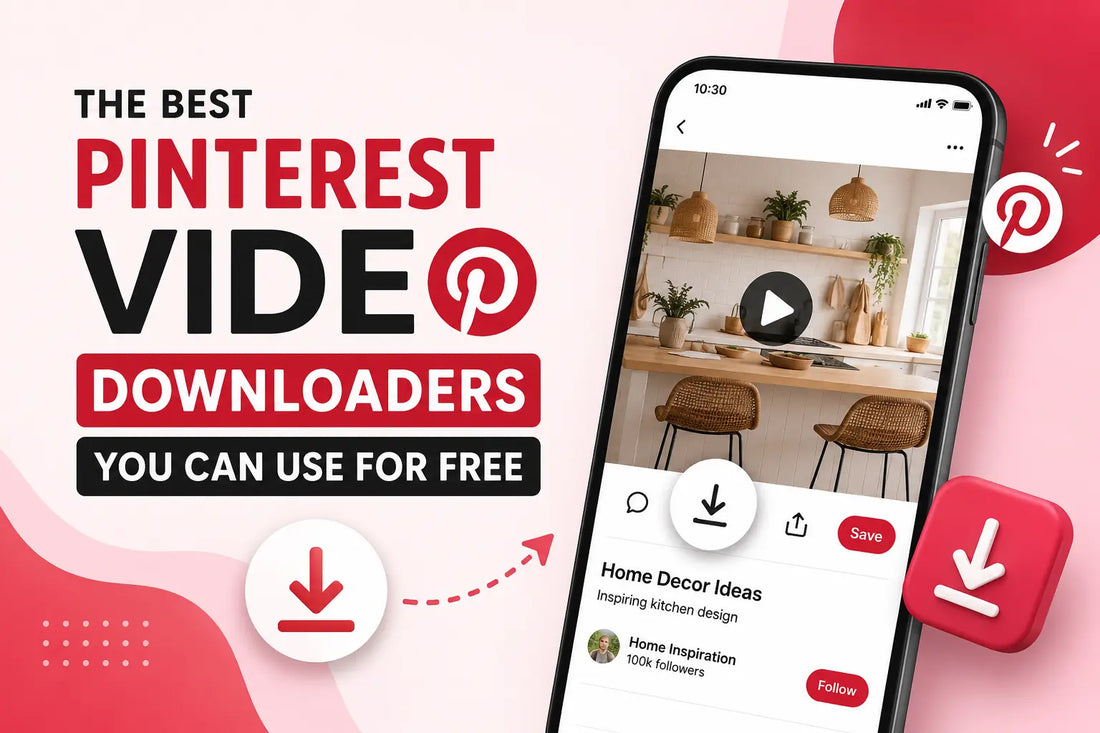 Pinterest downloader helping users save public Pinterest videos in HD quality