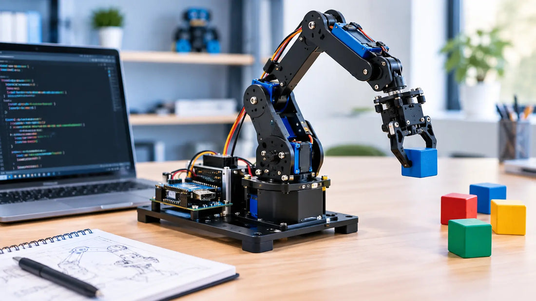 Robotic arm demonstrating automated movement and precision applications in modern robotics and industrial automation