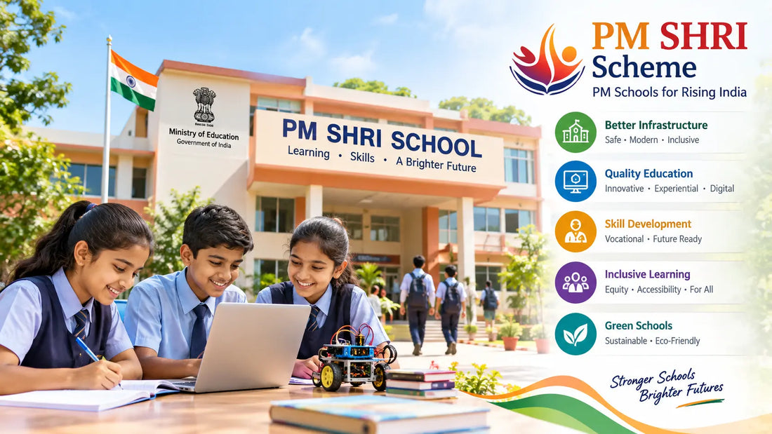 PM SHRI Scheme supporting modern school infrastructure, innovative learning, technology, and holistic education in India