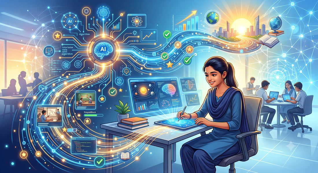 Abhyas AI platform delivering intelligent learning through personalized study recommendations