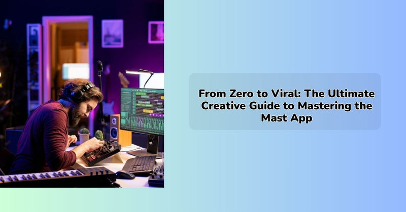 Mast app mobile video editor showing lyrical video templates, AI effects, and music sync features || IEM Robotics ||
