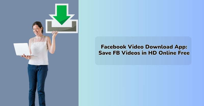 Facebook video downloader concept showing a user saving videos and Reels for offline viewing on a smartphone or computer || IEM Robotics ||