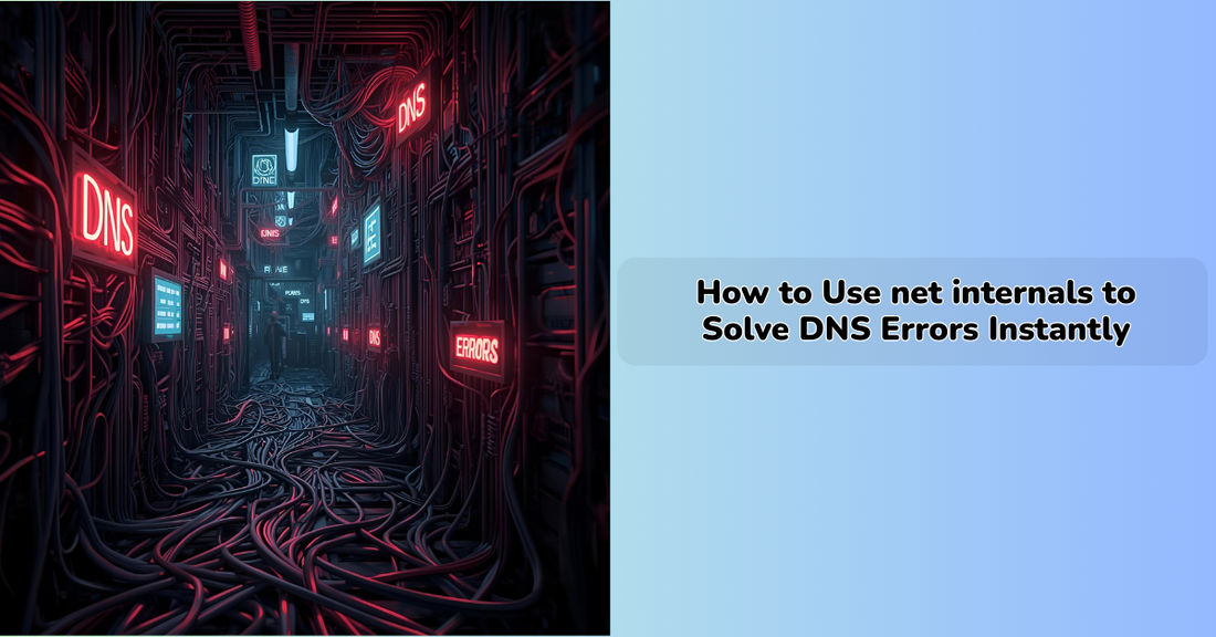 How to Use net internals to Solve DNS Errors Instantly
