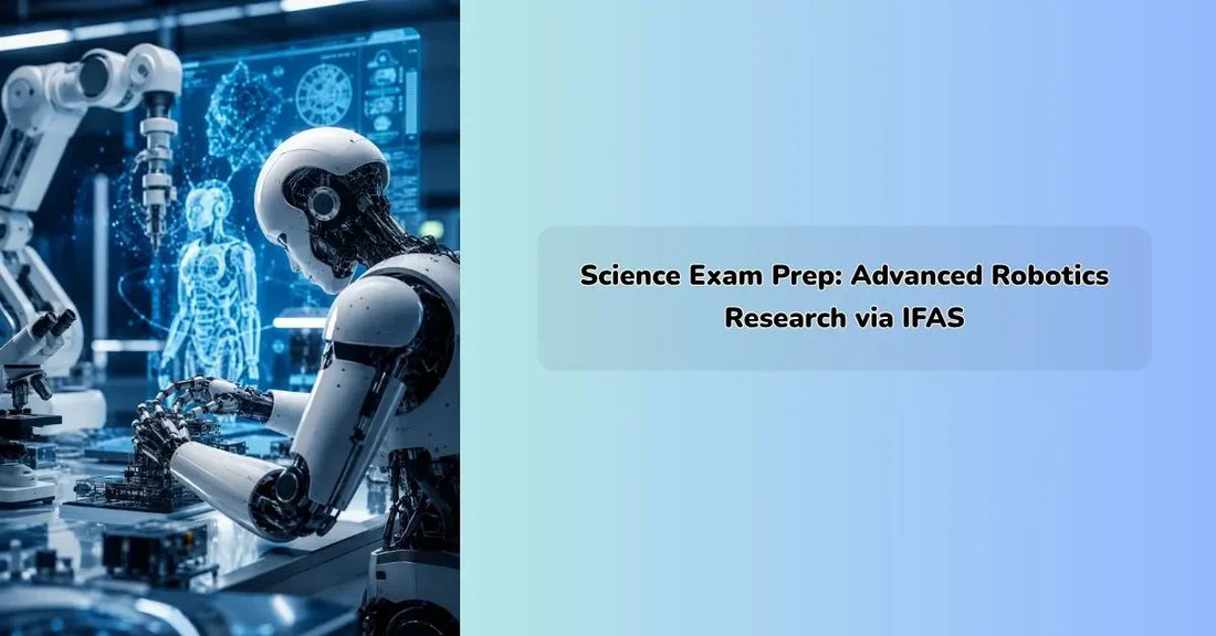IFAS platform supporting science exam preparation with advanced robotics research tools || IEM Robotics ||