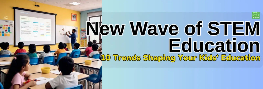Future of STEM education showing kids using robotics, AI, AR/VR, and interactive learning tools || IEM Robotics ||