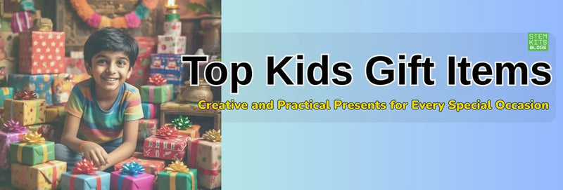 Creative and practical kids gifts including STEM kits, solar toys, and engineering building sets for learning and fun || IEM Robotics ||