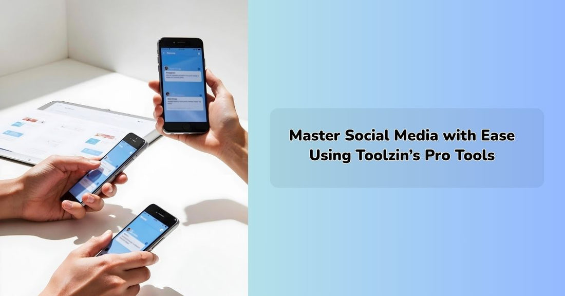 Master Social Media with Ease Using Toolzin’s Pro Tools
