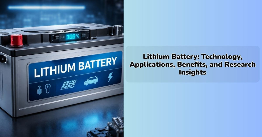 Lithium Battery: Technology, Applications, Benefits, and Research Insights