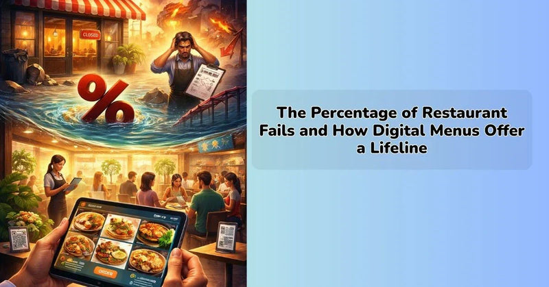 percentage of restaurant fail concept showing restaurant closing and business challenges || IEM Robotics ||