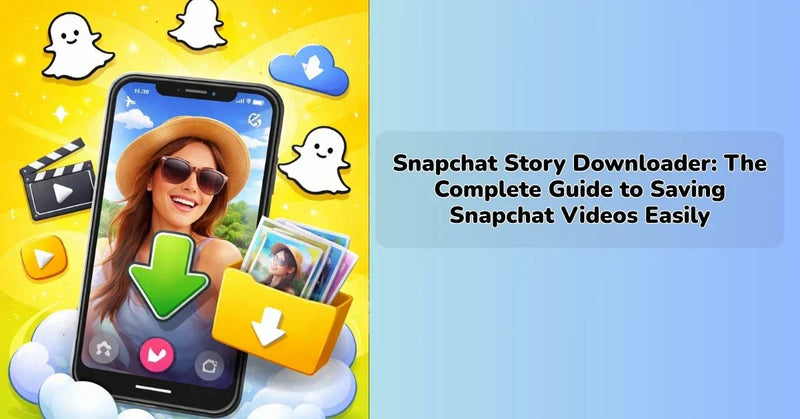 Snapchat Story Downloader tool interface for saving Snapchat videos easily || IEM Robotics ||