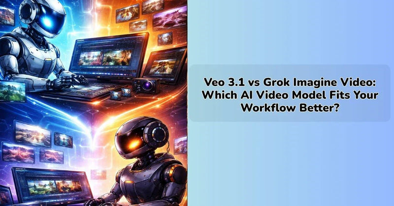 ai video models comparison between veo 3.1 and grok imagine for workflow selection
