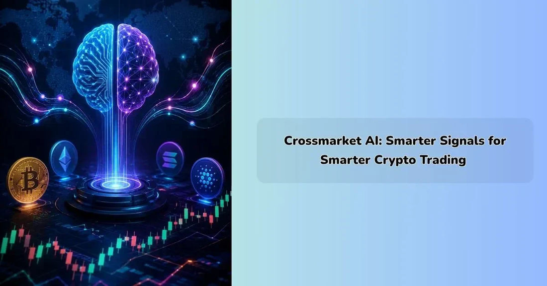 crossmarket ai dashboard showing smart crypto trading signals