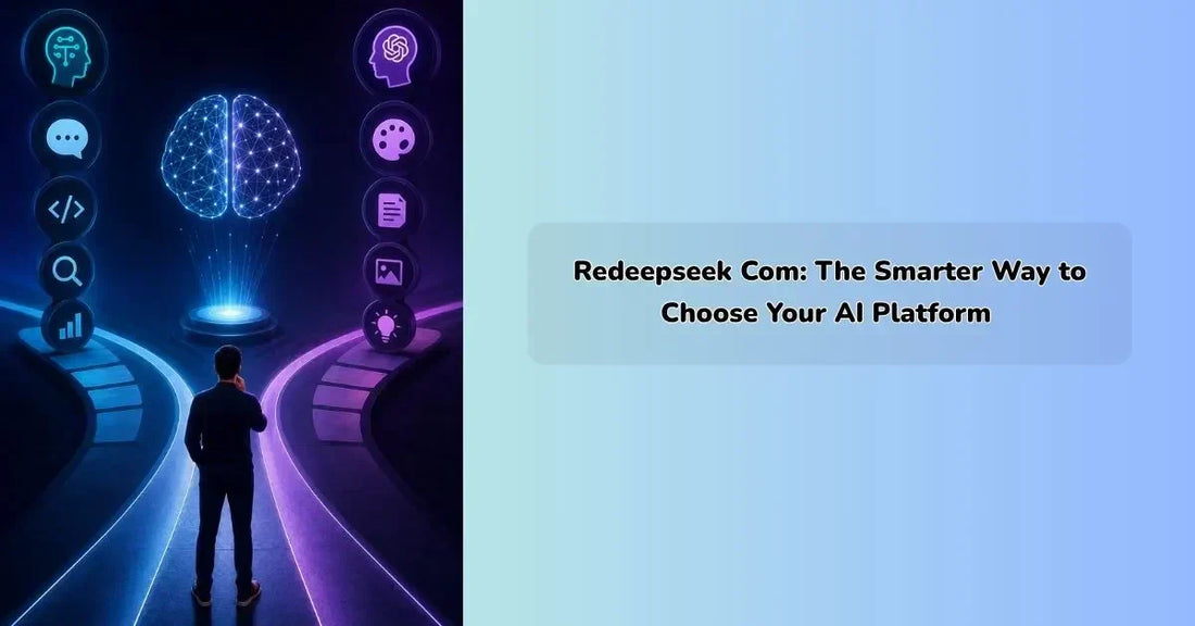 Redeepseek Com interface comparing advanced AI platforms and smart tools