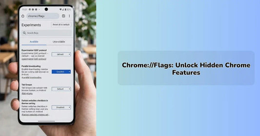 chrome://flags experimental settings page showing hidden chrome features