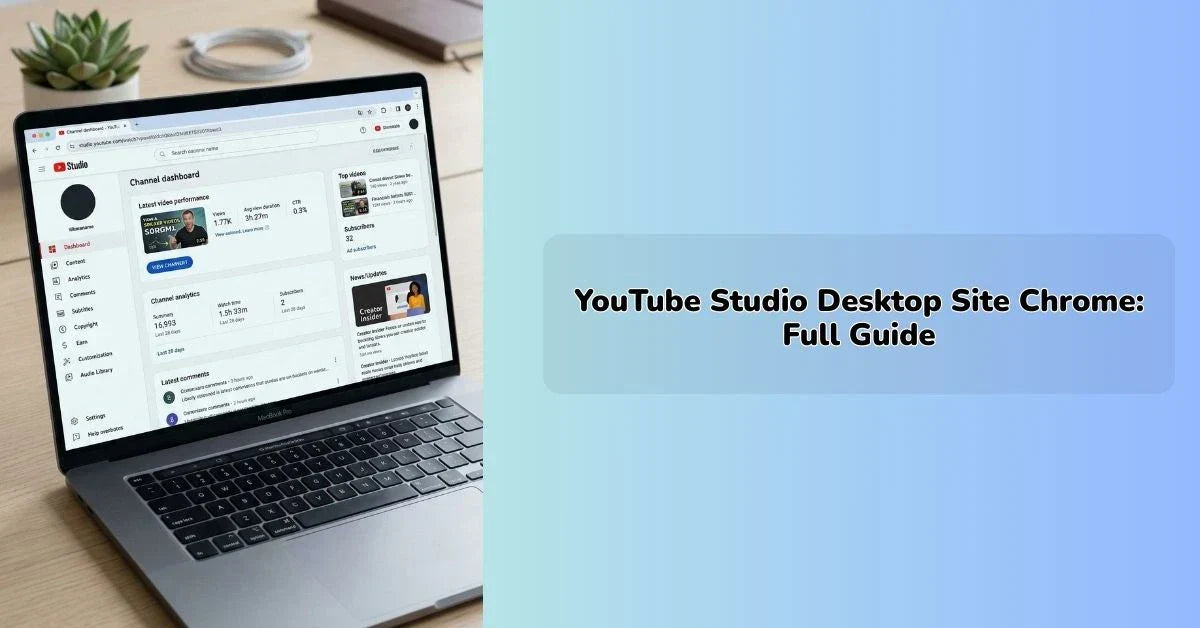 YouTube Studio Desktop Site Chrome: Full Guide – IEM Robotics