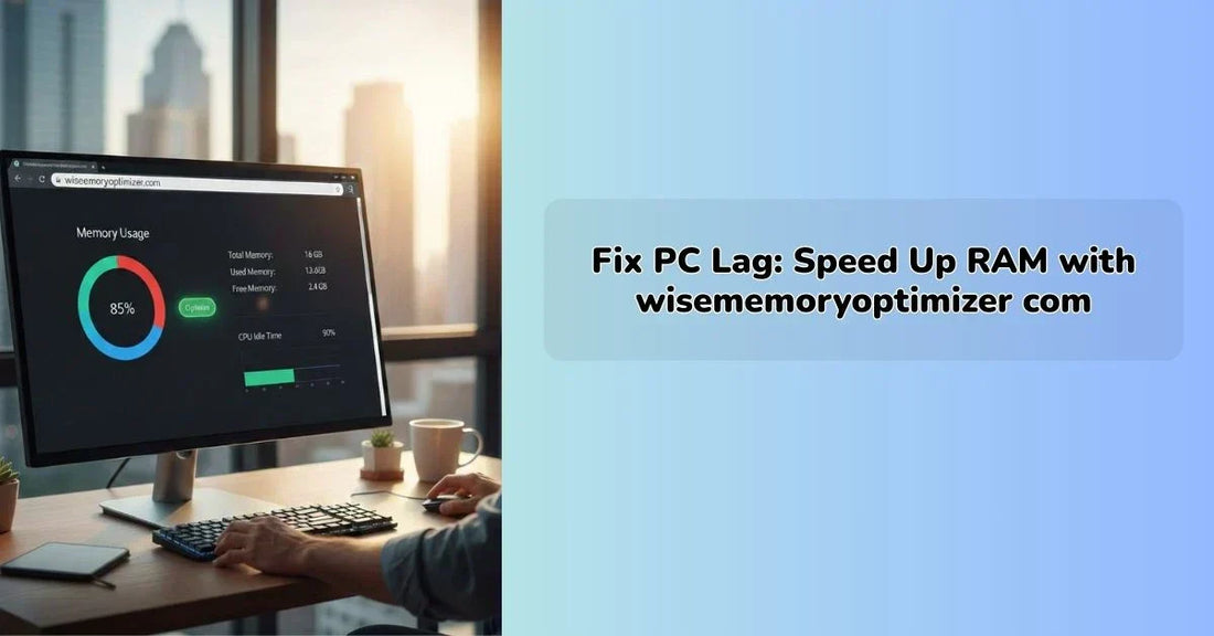 Fix PC lag by optimizing RAM using Wise Memory Optimizer performance tool || IEM Robotics ||