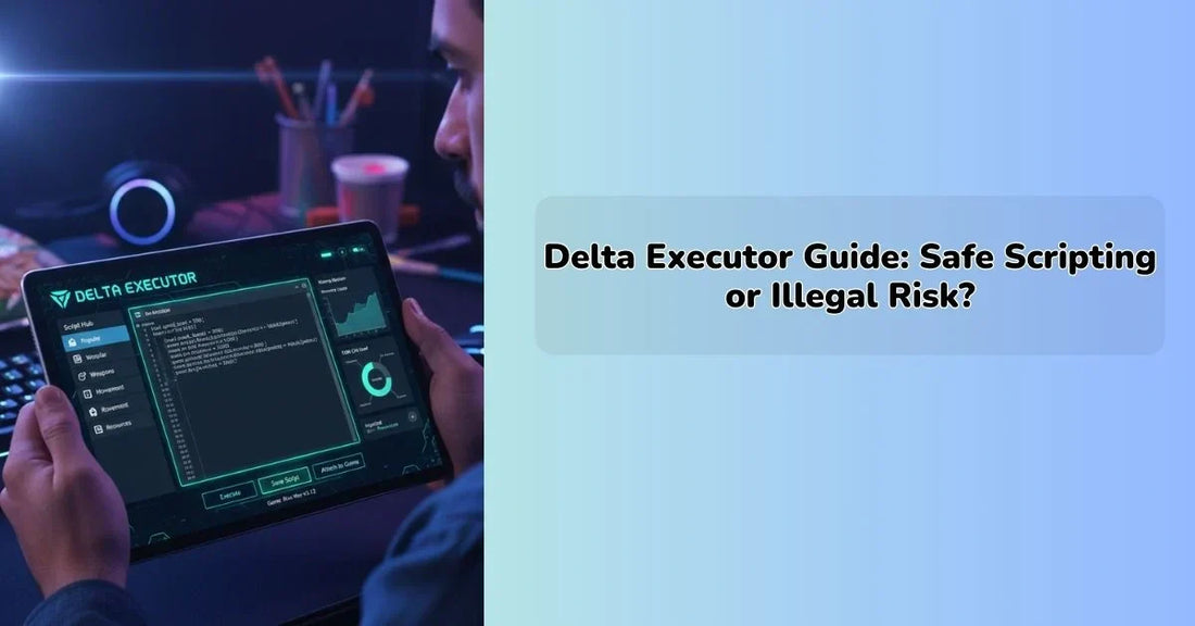 Delta Executor scripting tool overview highlighting safety concerns and legal implications || IEM Robotics ||