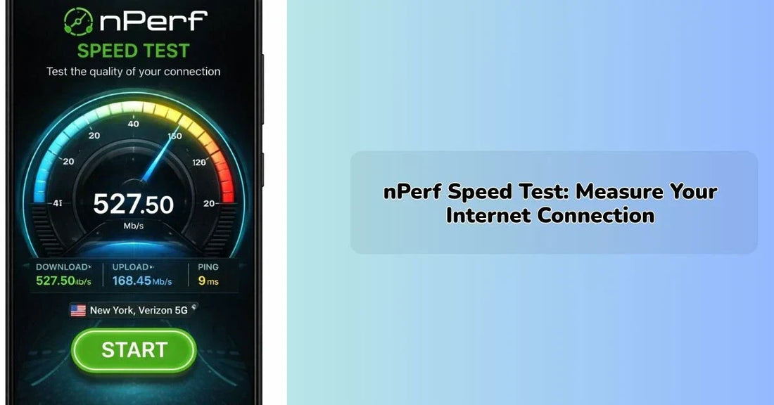 nperf speed test dashboard measuring internet connection performance || IEM Robotics ||