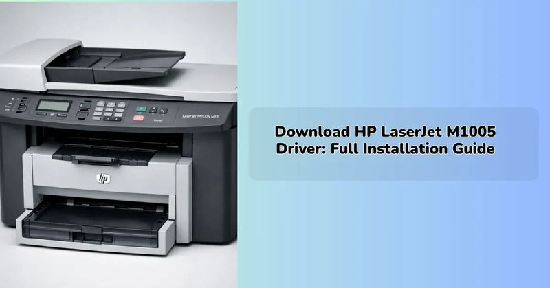 Download HP LaserJet M1005 driver with full setup instructions || IEM Robotics ||