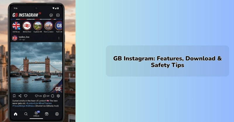GB Instagram mod APK interface showing extra features and privacy settings || IEM Robotics ||