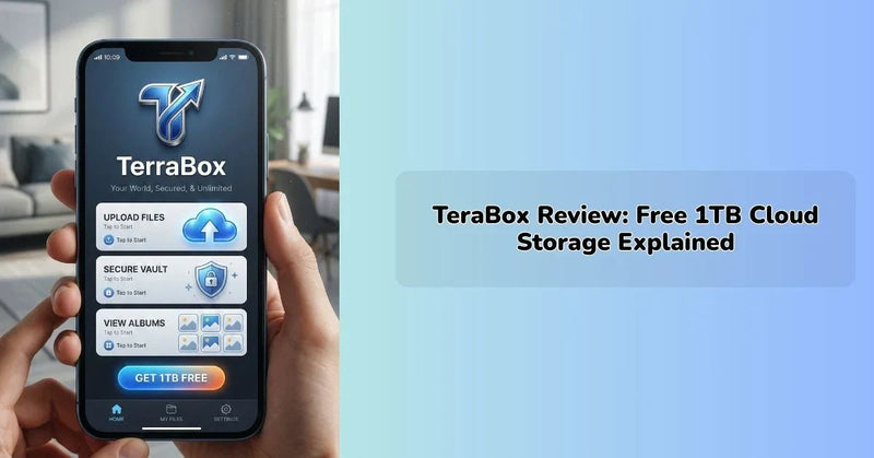 TeraBox cloud storage homepage showcasing terabox free 1TB storage and terabox link downloader feature || IEM Robotics ||