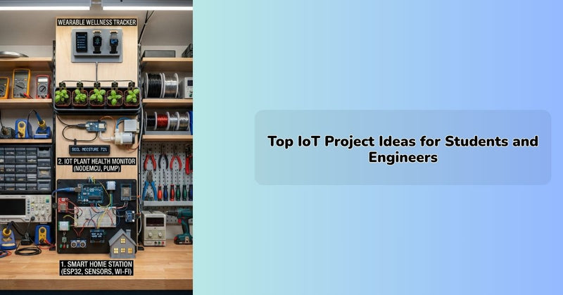 Top IoT project ideas for students and engineers using sensors and microcontrollers || IEM Robotics ||