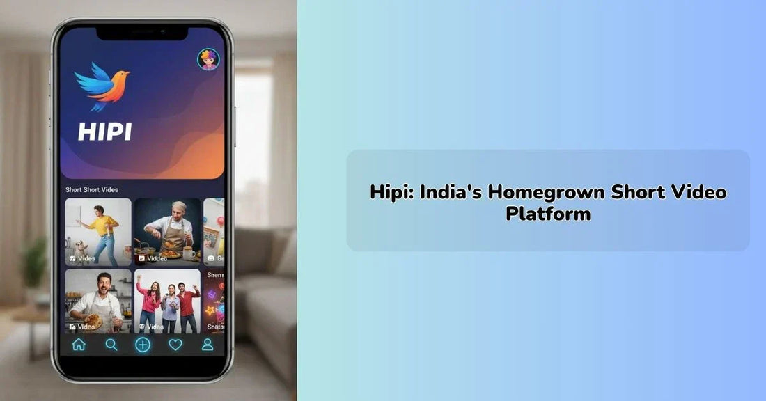 hipi short video platform interface showing trending videos on hipi app || IEM Robotics ||