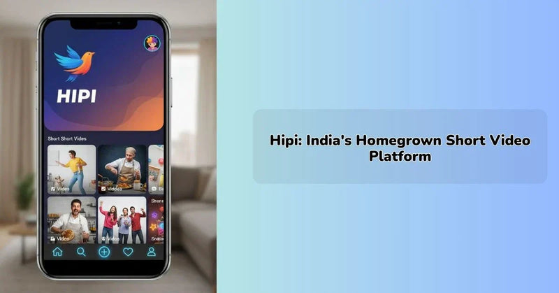 hipi short video platform interface showing trending videos on hipi app || IEM Robotics ||