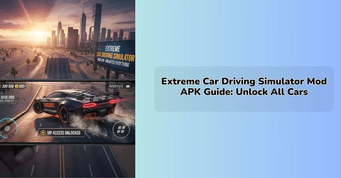 Extreme Car Driving Simulator Mod APK gameplay screenshot showing extreme car driving simulator mod apk unlocked features