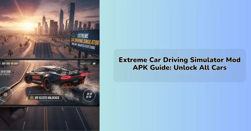 Extreme Car Driving Simulator Mod APK gameplay screenshot showing extreme car driving simulator mod apk unlocked features