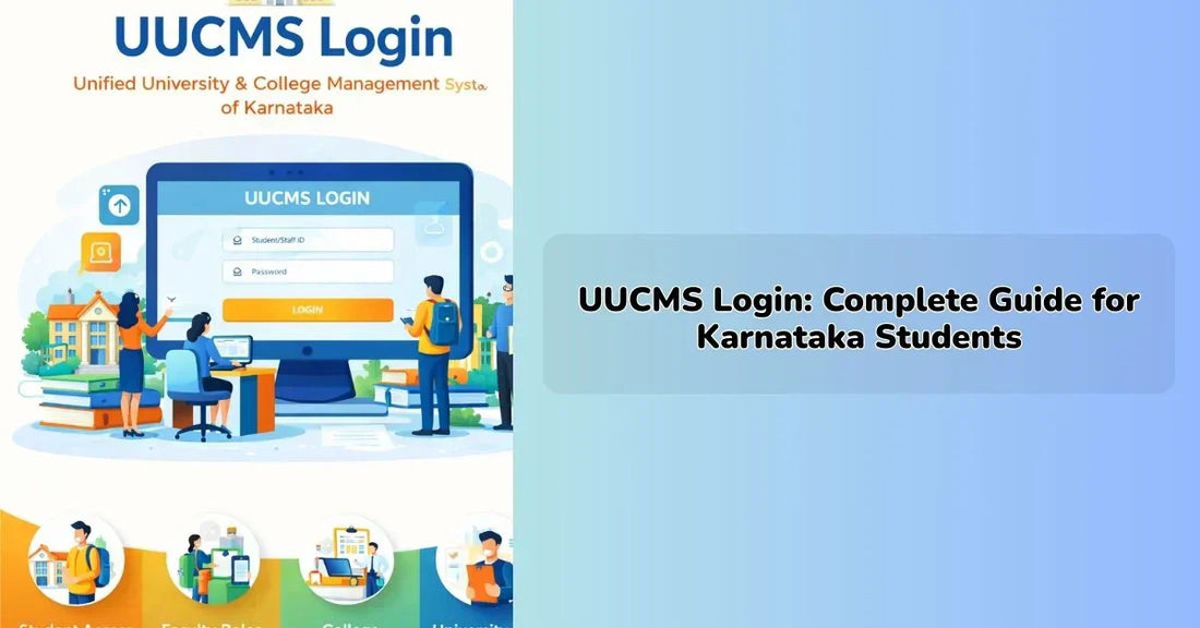 UUCMS login portal interface showing UUCMS official login page for Karnataka students || IEM Robotics ||