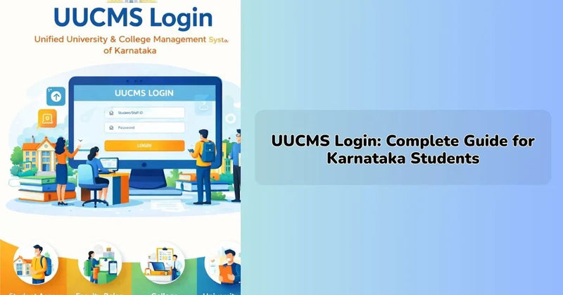 UUCMS login portal interface showing UUCMS official login page for Karnataka students || IEM Robotics ||