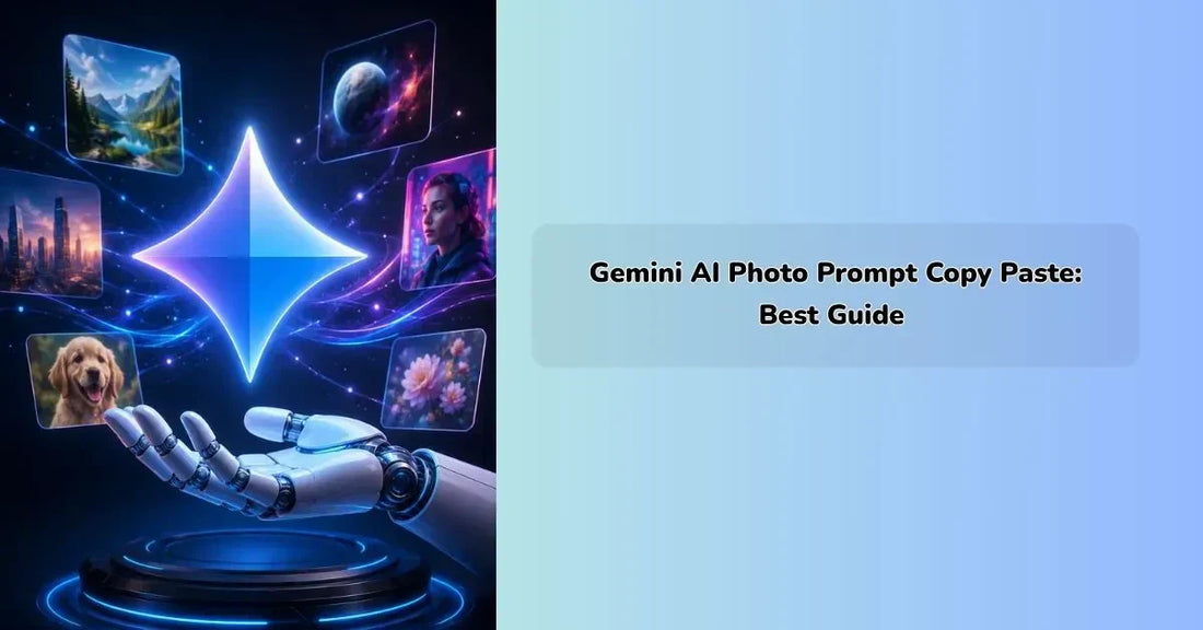 Gemini AI photo prompt copy paste example generating realistic AI artwork