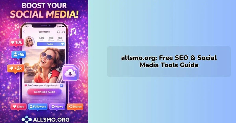 allsmo.org platform offering free SEO and social media tools for marketers || IEM Robotics ||