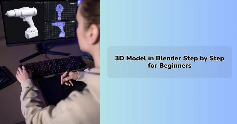 Extrude tool demonstration in Blender for 3D modeling beginners