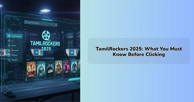 tamilrockers 2025 piracy website interface showing movie download listings || IEM Robotics ||